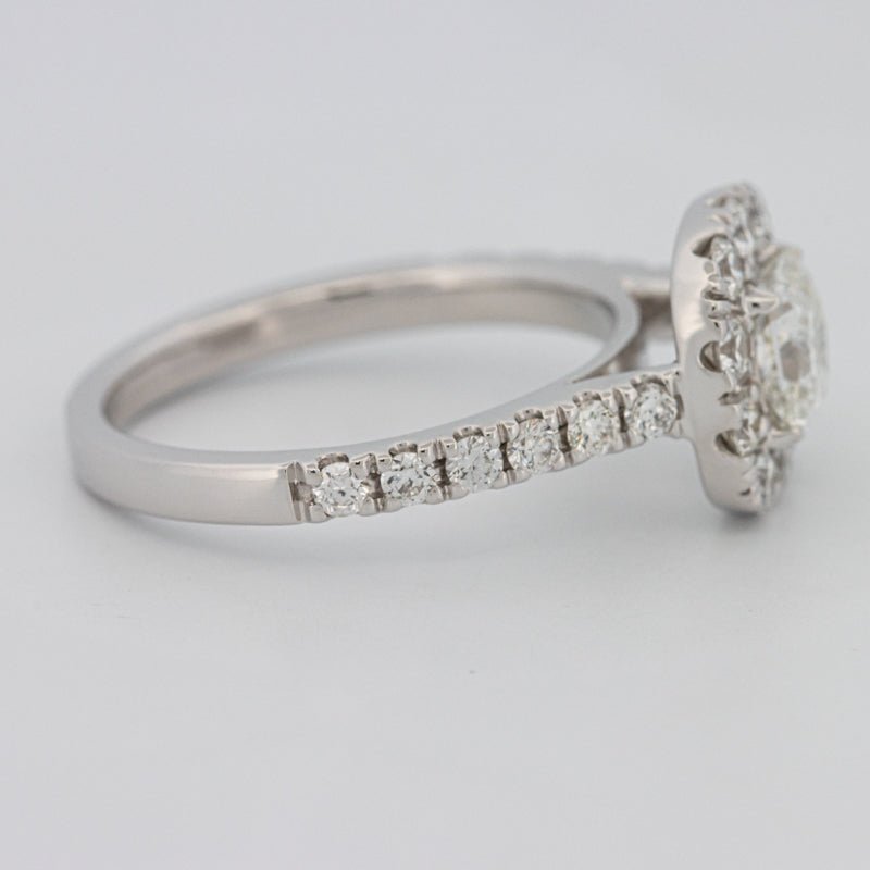 "Luna" Halo Solitaire - ZIZOV DIAMONDS