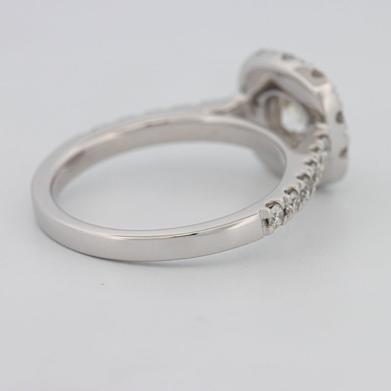 "Luna" Halo Solitaire - ZIZOV DIAMONDS