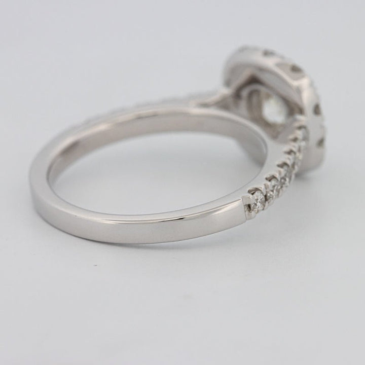 "Luna" Halo Solitaire - ZIZOV DIAMONDS