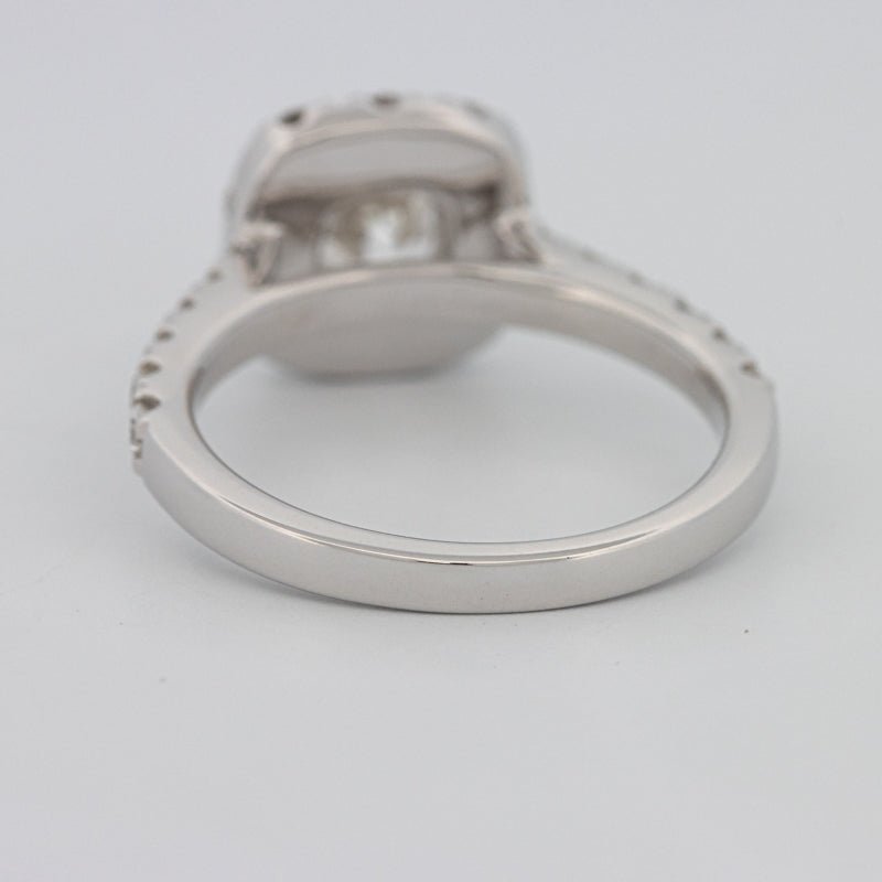 "Luna" Halo Solitaire - ZIZOV DIAMONDS