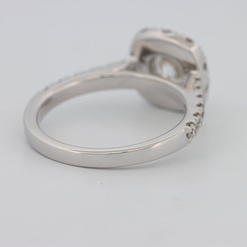 "Luna" Halo Solitaire - ZIZOV DIAMONDS