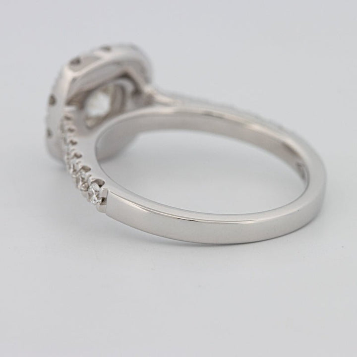 "Luna" Halo Solitaire - ZIZOV DIAMONDS