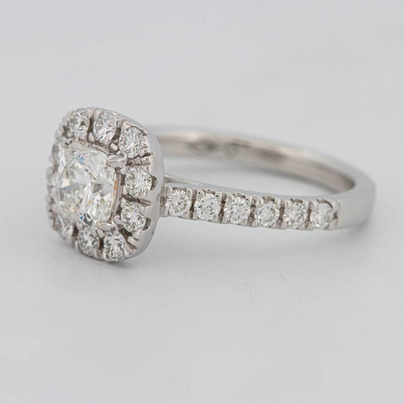 "Luna" Halo Solitaire - ZIZOV DIAMONDS