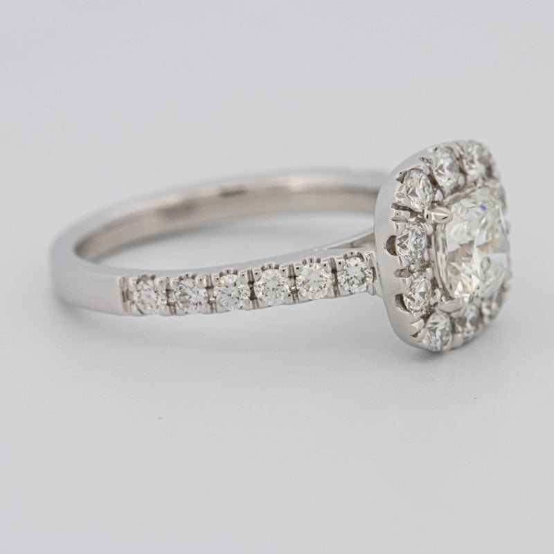 "Luna" Halo Solitaire - ZIZOV DIAMONDS