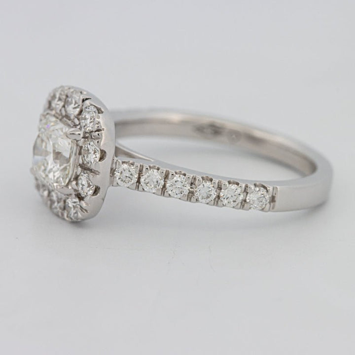 "Luna" Halo Solitaire - ZIZOV DIAMONDS