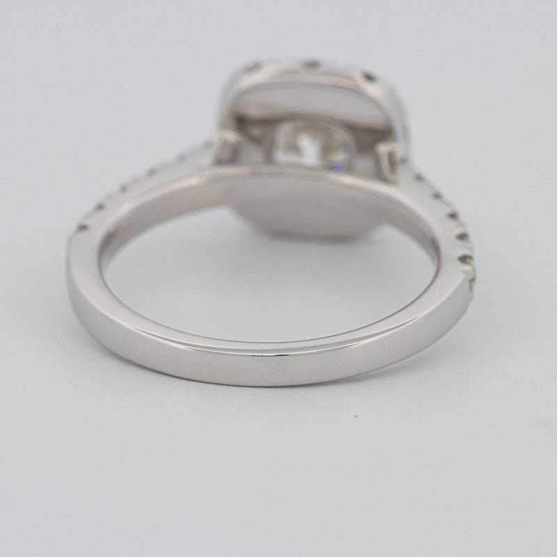 "Luna" Halo Solitaire - ZIZOV DIAMONDS