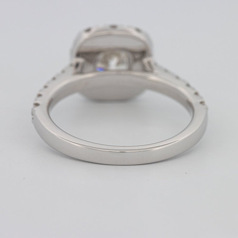 "Luna" Halo Solitaire - ZIZOV DIAMONDS