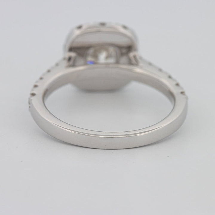 "Luna" Halo Solitaire - ZIZOV DIAMONDS