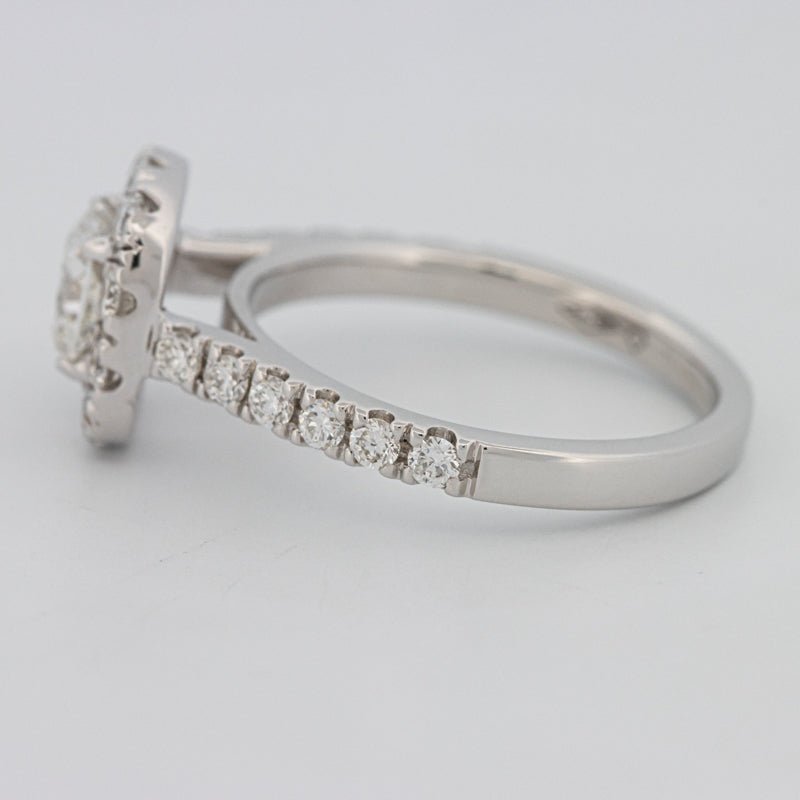 "Luna" Halo Solitaire - ZIZOV DIAMONDS