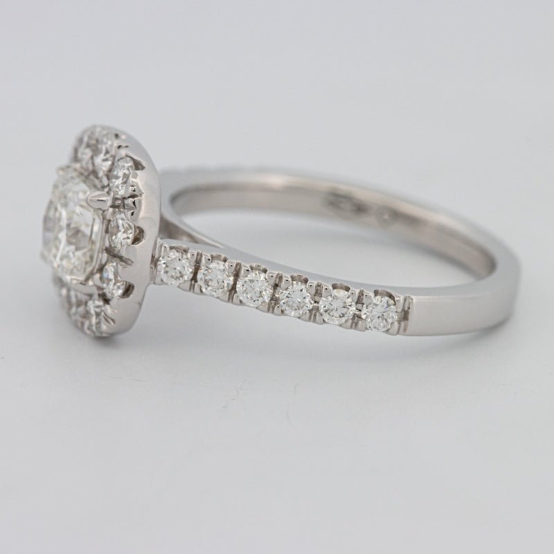 "Luna" Halo Solitaire - ZIZOV DIAMONDS