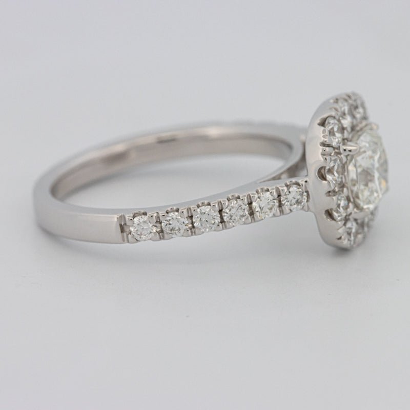 "Luna" Halo Solitaire - ZIZOV DIAMONDS