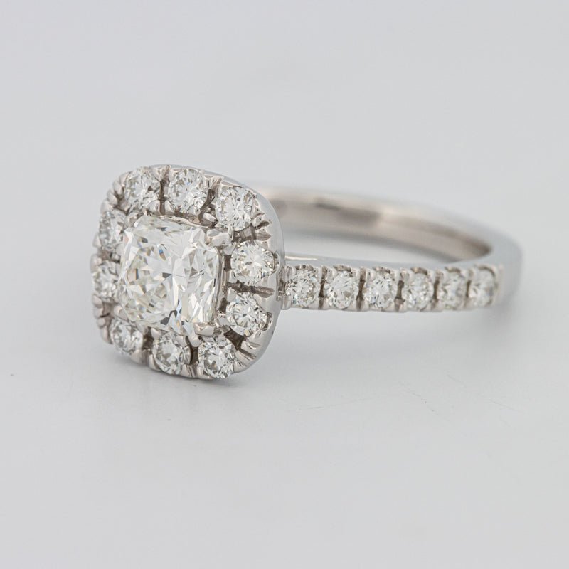 "Luna" Halo Solitaire - ZIZOV DIAMONDS