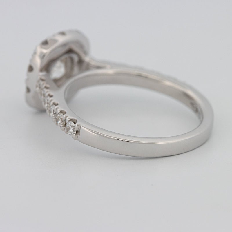 "Luna" Halo Solitaire - ZIZOV DIAMONDS