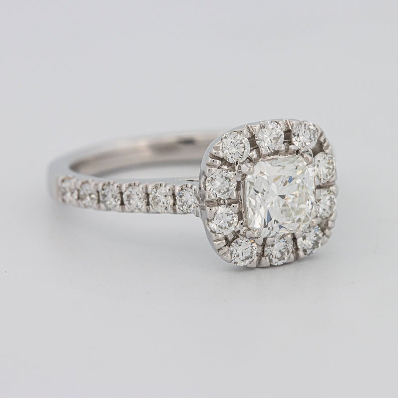 "Luna" Halo Solitaire - ZIZOV DIAMONDS