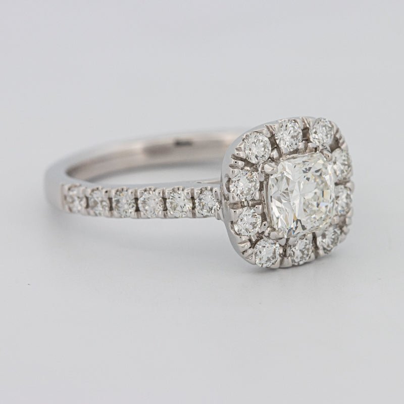 "Luna" Halo Solitaire - ZIZOV DIAMONDS