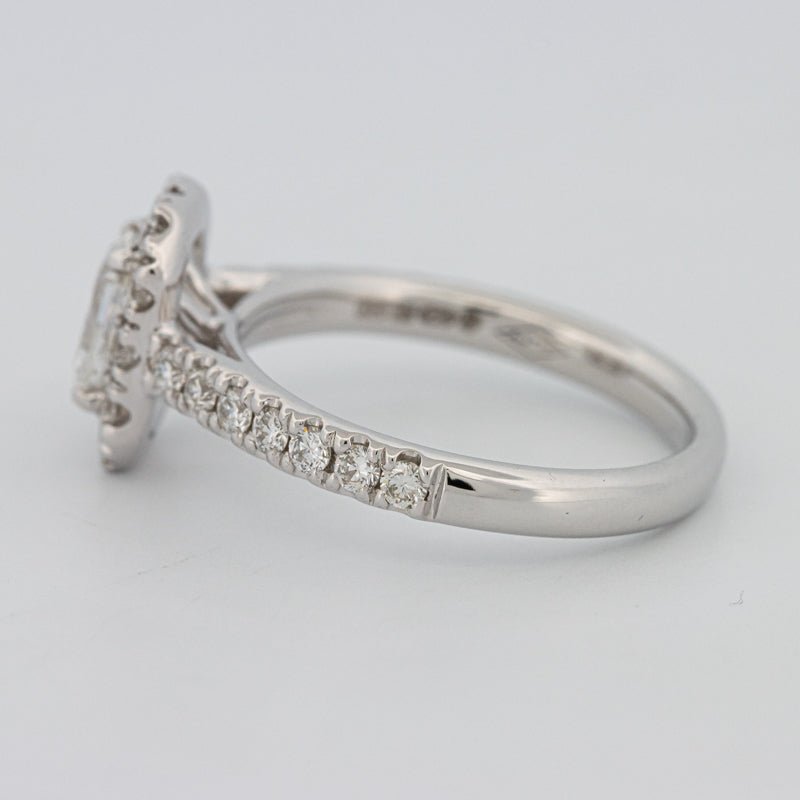 "Manal" Halo Solitaire - ZIZOV DIAMONDS