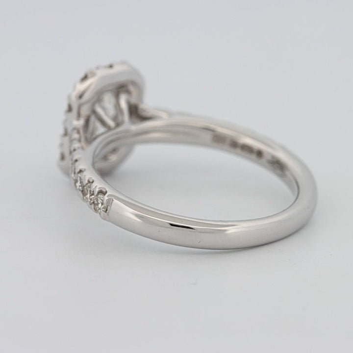 "Manal" Halo Solitaire - ZIZOV DIAMONDS