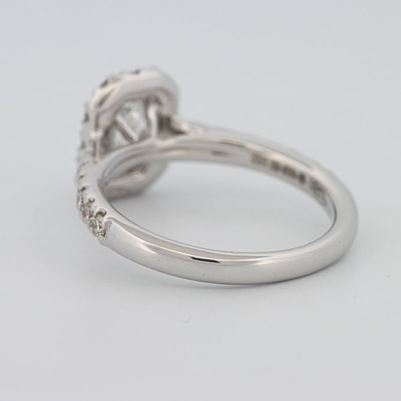 "Manal" Halo Solitaire - ZIZOV DIAMONDS