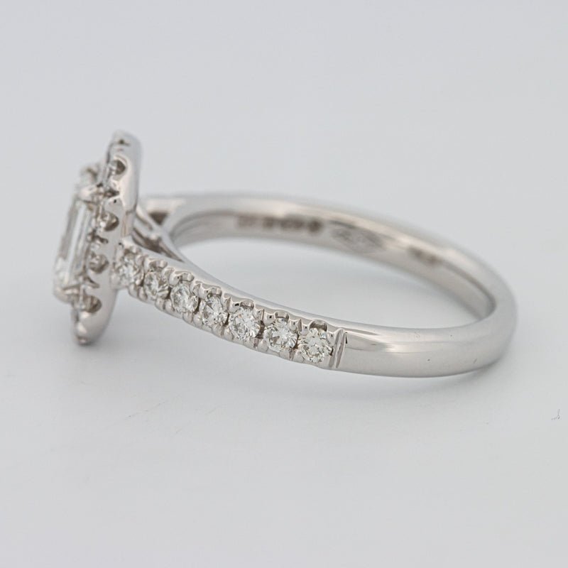 "Manal" Halo Solitaire - ZIZOV DIAMONDS