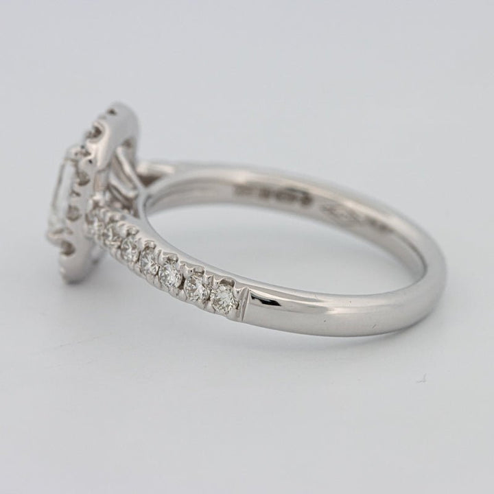 "Manal" Halo Solitaire - ZIZOV DIAMONDS