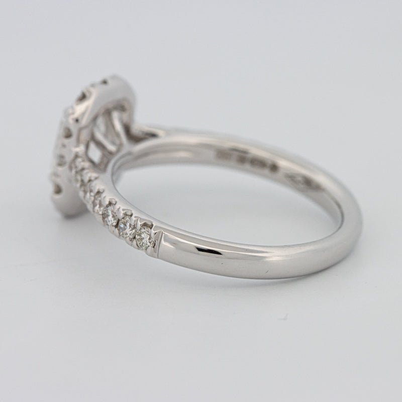 "Manal" Halo Solitaire - ZIZOV DIAMONDS