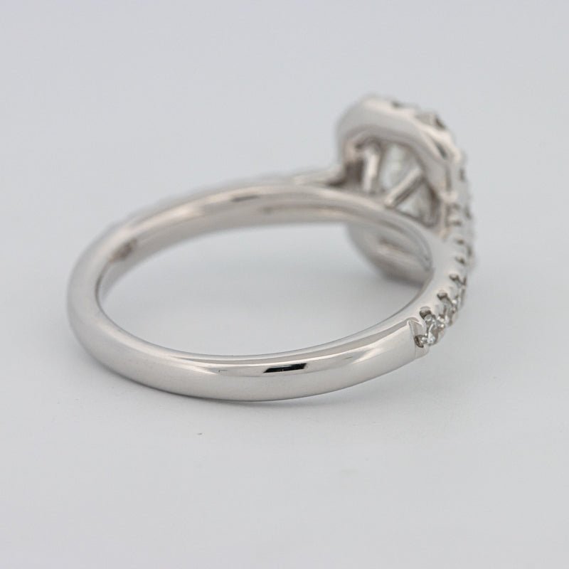 "Manal" Halo Solitaire - ZIZOV DIAMONDS