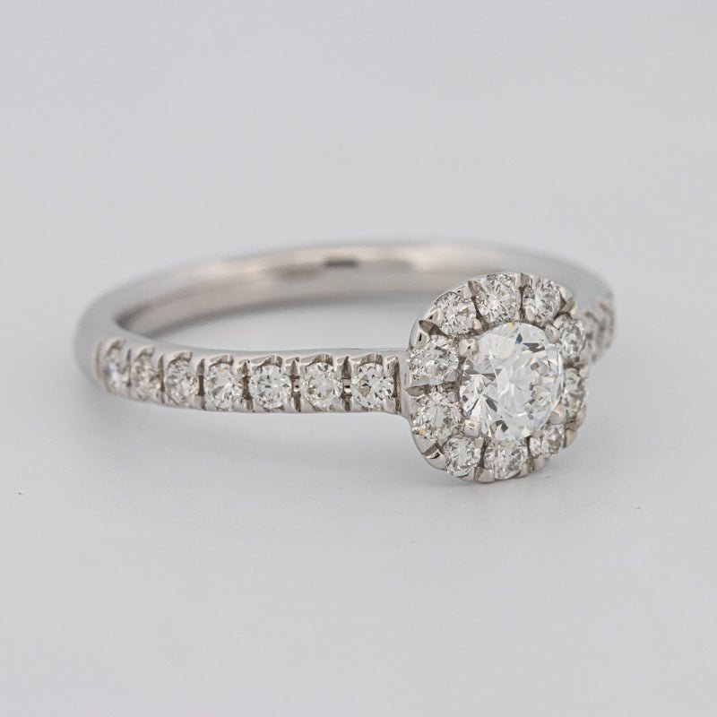 "Mathilda" Halo Solitaire - ZIZOV DIAMONDS