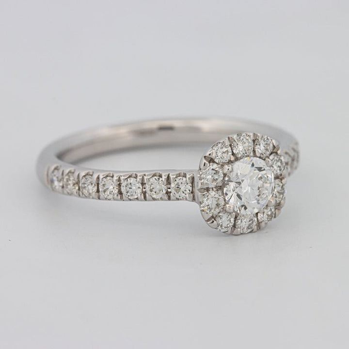 "Mathilda" Halo Solitaire - ZIZOV DIAMONDS