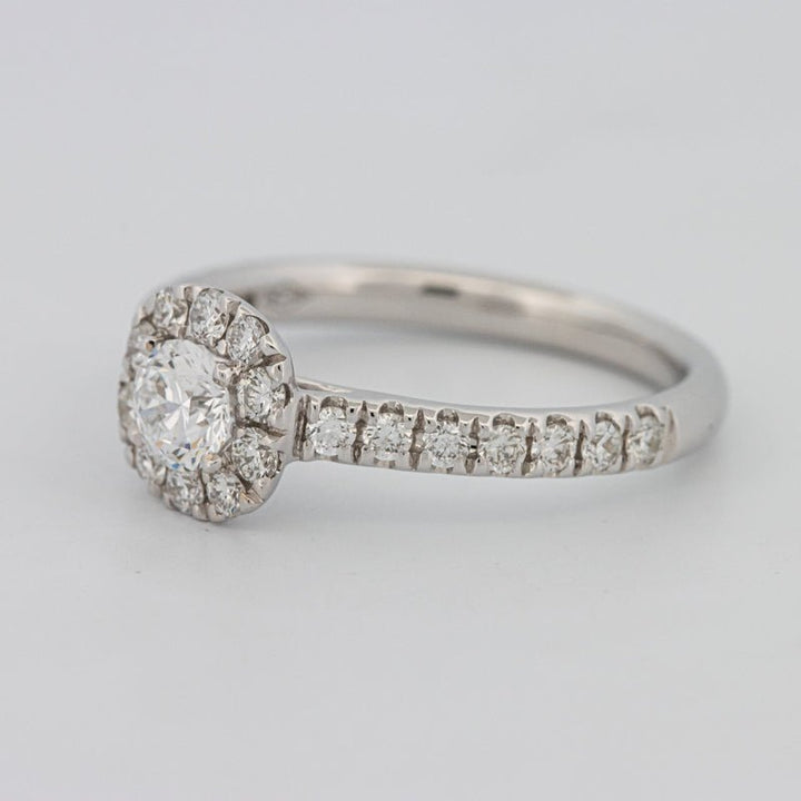 "Mathilda" Halo Solitaire - ZIZOV DIAMONDS