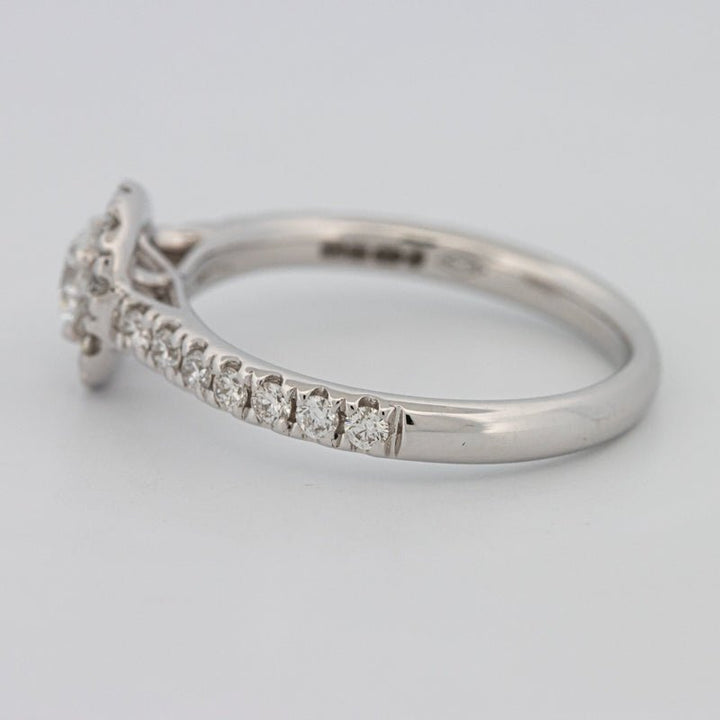 "Mathilda" Halo Solitaire - ZIZOV DIAMONDS