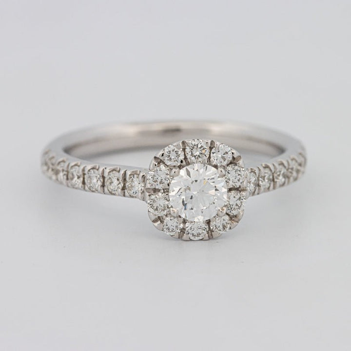"Mathilda" Halo Solitaire - ZIZOV DIAMONDS