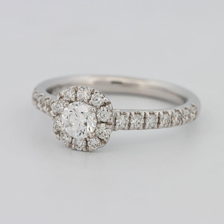 "Mathilda" Halo Solitaire - ZIZOV DIAMONDS