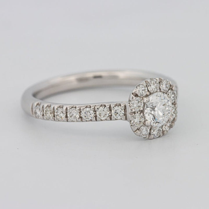 "Mathilda" Halo Solitaire - ZIZOV DIAMONDS