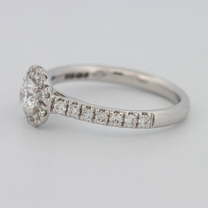 "Mathilda" Halo Solitaire - ZIZOV DIAMONDS