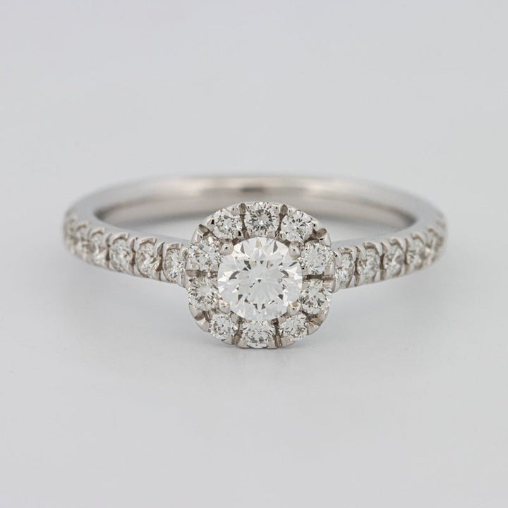 "Mathilda" Halo Solitaire - ZIZOV DIAMONDS