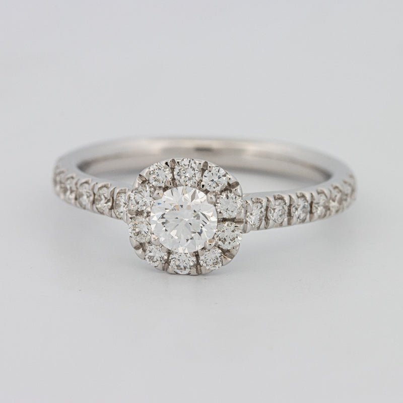 "Mathilda" Halo Solitaire - ZIZOV DIAMONDS