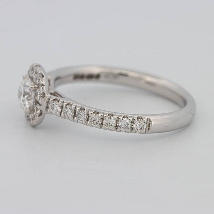 "Mathilda" Halo Solitaire - ZIZOV DIAMONDS