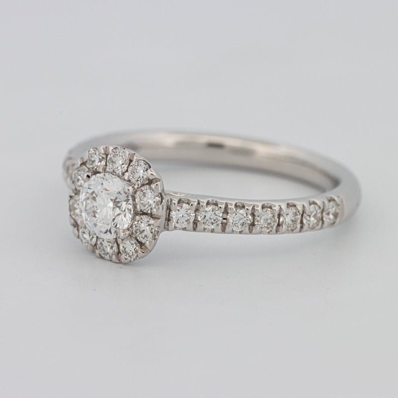 "Mathilda" Halo Solitaire - ZIZOV DIAMONDS