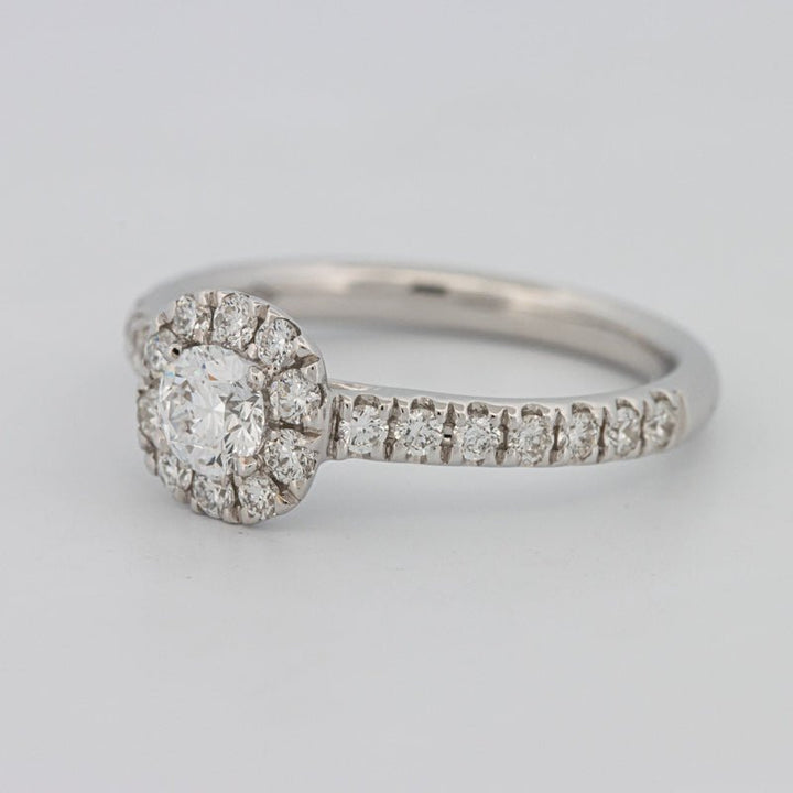"Mathilda" Halo Solitaire - ZIZOV DIAMONDS