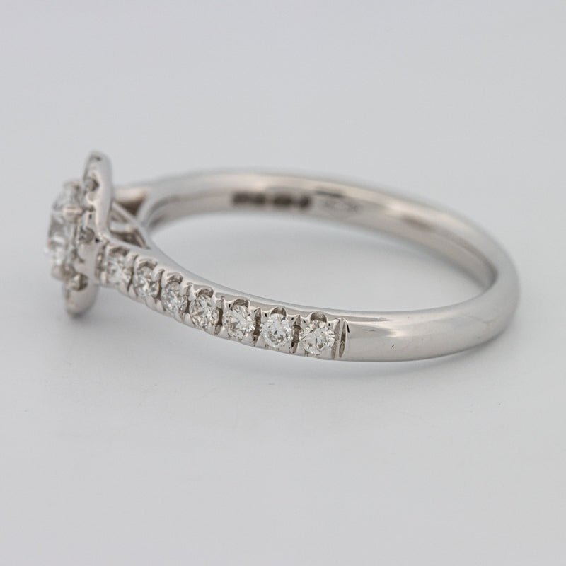 "Mathilda" Halo Solitaire - ZIZOV DIAMONDS