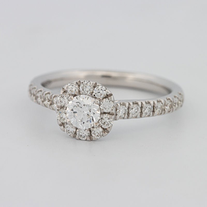 "Mathilda" Halo Solitaire - ZIZOV DIAMONDS