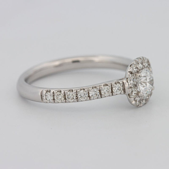 "Mathilda" Halo Solitaire - ZIZOV DIAMONDS