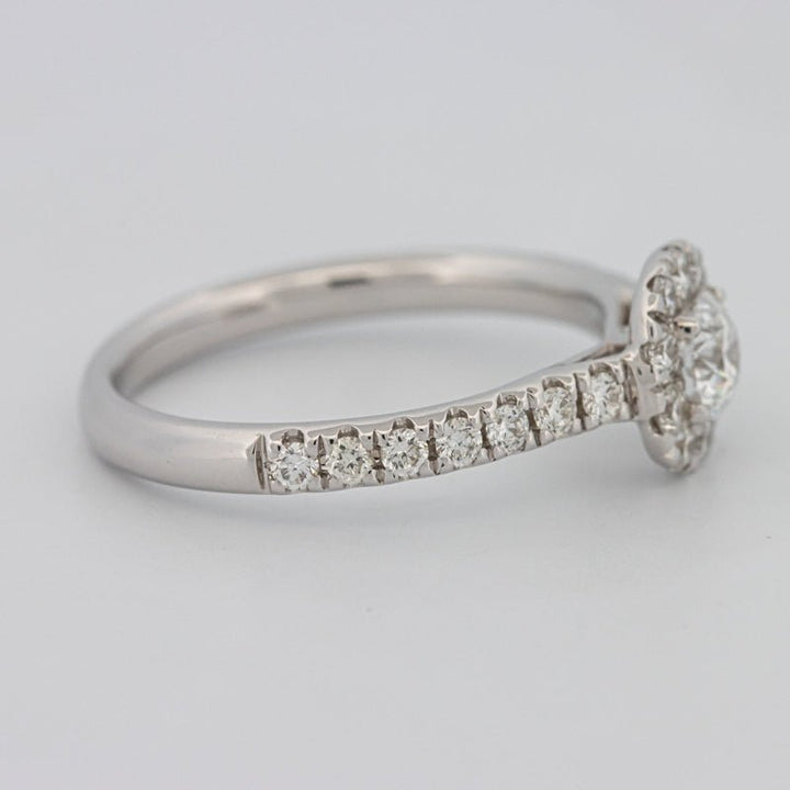 "Mathilda" Halo Solitaire - ZIZOV DIAMONDS