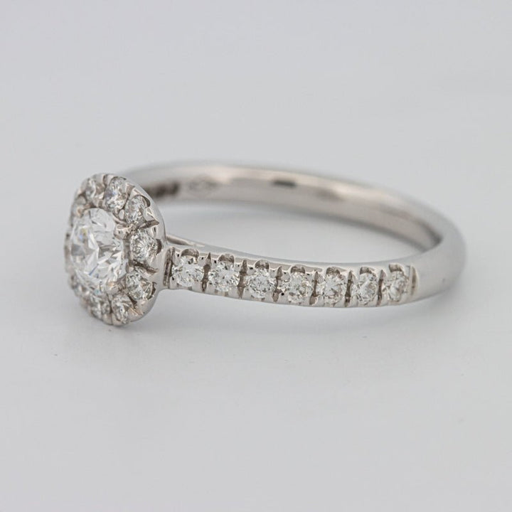 "Mathilda" Halo Solitaire - ZIZOV DIAMONDS