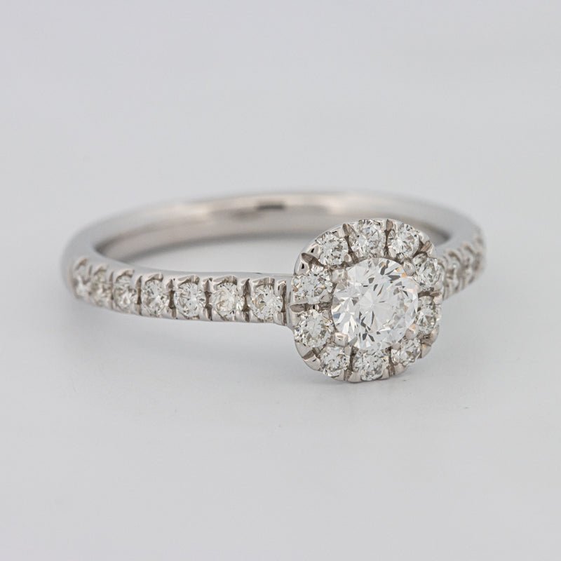 "Mathilda" Halo Solitaire - ZIZOV DIAMONDS