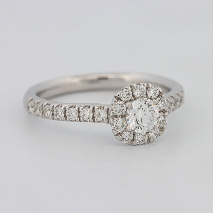 "Mathilda" Halo Solitaire - ZIZOV DIAMONDS
