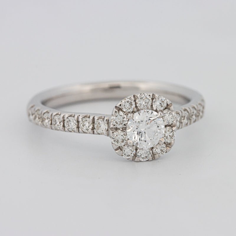 "Mathilda" Halo Solitaire - ZIZOV DIAMONDS