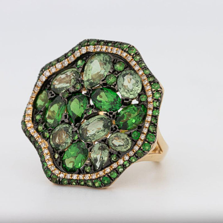 Mosaïc Gemstone Ring - ZIZOV DIAMONDS