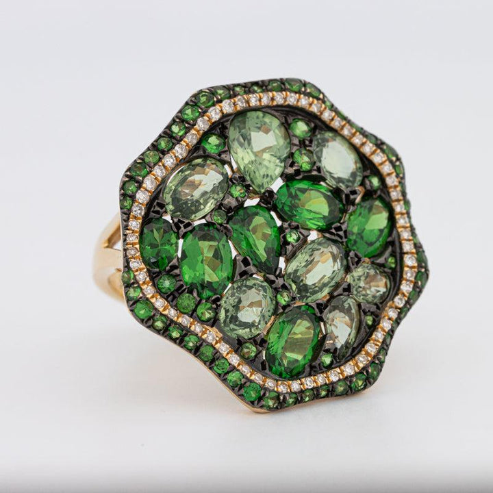 Mosaïc Gemstone Ring - ZIZOV DIAMONDS