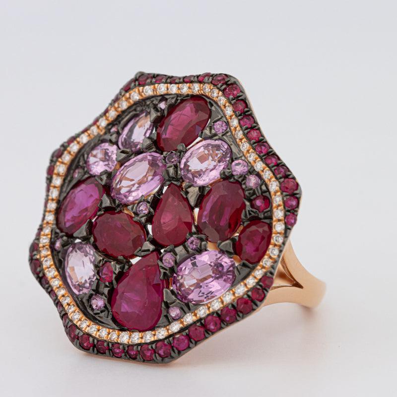 Mosaïc Gemstone Ring - ZIZOV DIAMONDS